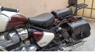 Fit For Royal Enfield Classic 650 Black Color Bags With Saddle Stay Mounting - SPAREZO